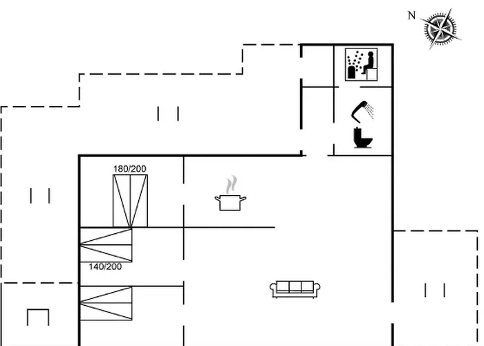 Prázdninový dům Aukusti - 600m From The Sea By Interhome Vejers Strand